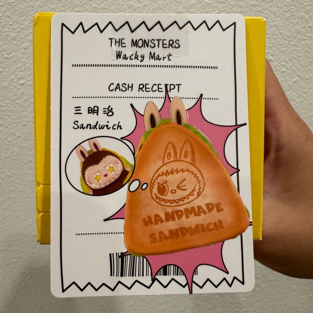 POP MART The Monsters - Labubu - Wacky Mart Series - Sandwich